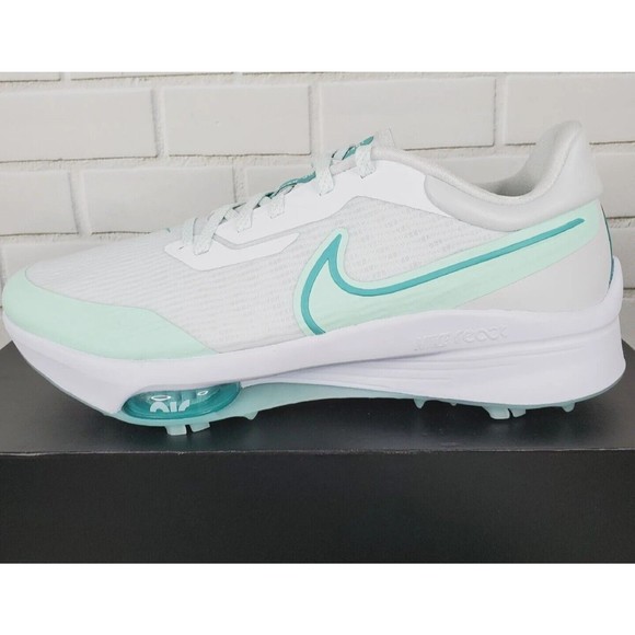 Nike Air Zoom Infinity Tour NEXT% Golf Shoes DC5221-143 White Mint Foam Sz 8.5 - Picture 10 of 12
